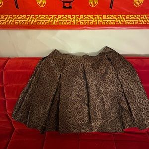 Gold and black Skirt